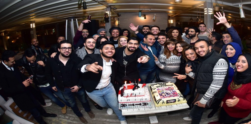 صور| مينا عطا يحتفل بعيد ميلاده بحضور كارمن ورشاد وشاهين ورنا سماحة